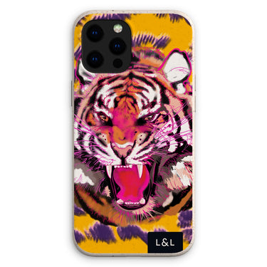 Neon Tiger Eco Phone Case